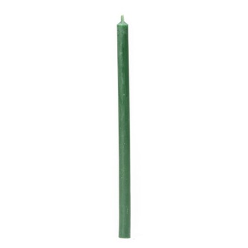 Świeca z wosku pszczelego O-07 dł. 22cm zielona