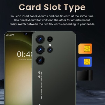 s23 ultra 6.0 inch smartphone for android 12 2gb 16gb unlocked cell phone 6