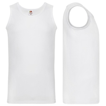 KOSZULKA NA RAMIĄCZKACH TANK TOP - FRUIT - whi 3XL