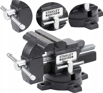 IMADŁO ŚLUSARSKIE MAXSTEEL OBROTOWE 100mm STANLEY
