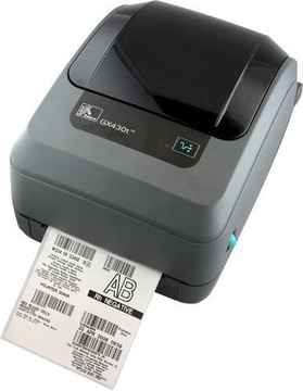 Zebra GX430t drukarka etykiet termotransfer 300dpi LAN
