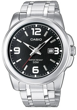 Zegarek męski na bransolecie CASIO MTP-1314PD wodoszczelny z datownikiem
