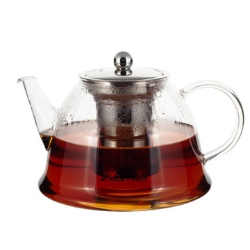 СТЕКЛЯННЫЙ КУВШИН ДЛЯ ЧАЯ, КОФЕ, ТРАВ