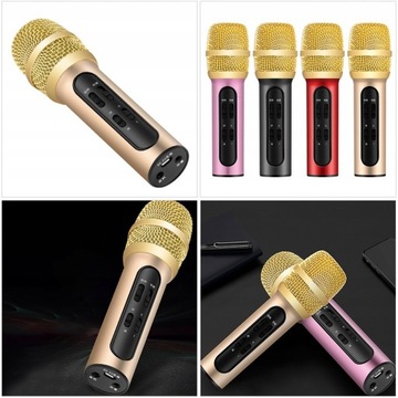 1 Zestaw mikrofonu śpiewu Handheld USB Charging