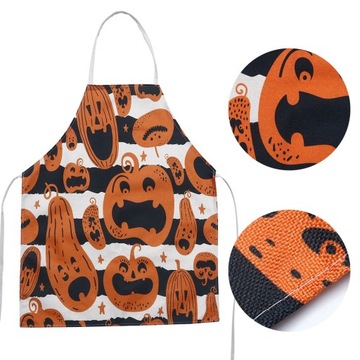 Fartuch we wzór dyni na Halloween
