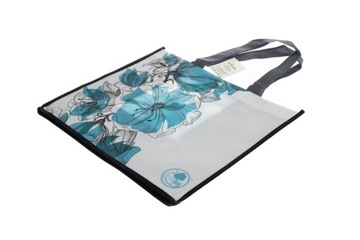 Greenbag torba zakupowa tkanina kwiaty