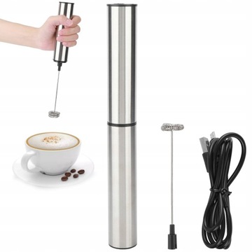 RĘCZNY SPIENIACZ DO MLEKA KAWY NA USB BANQUET