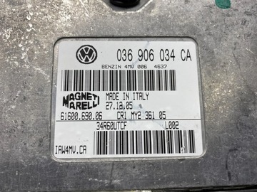 AUDI A2 1400CM3 2004 ŘÍZENÍ MOTORU HATCHBACK 036906034CA