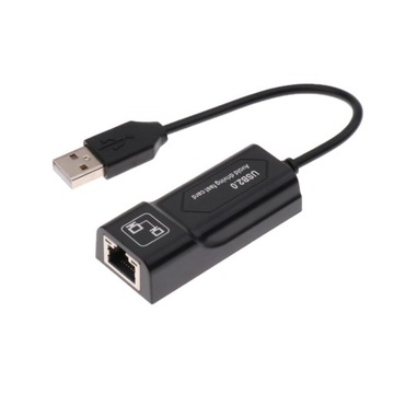 2 szt. Złącze Ethernet LAN i adapter USB dla drugiego lub trzeciego