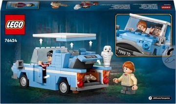 LEGO Harry Potter Latający Ford Anglia 76424 Ron Hedwiga torba prezentowa