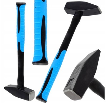 MŁOTEK MŁOT ŚLUSARSKI FIBERGLASS 2000G 2 KG METALOWY