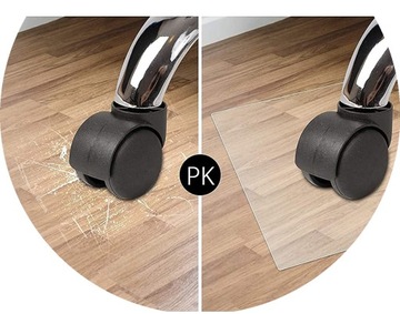 КОВРИК ЗАЩИТНЫЙ ПОЛИКАРБОНАТ ПОД СТУЛ 100х205 см - 1 мм