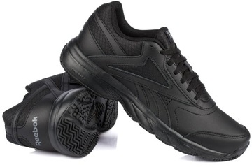 REEBOK WORK N CUSHION CZARNE MĘSKIE BUTY SPORTOWE SKÓRZANE SNEAKERSY r 42