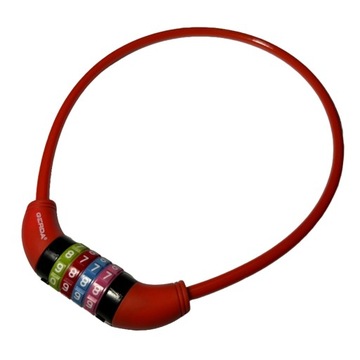 Велосипедный замок GERDA BABY COMBO FLEX 650/8C Красный