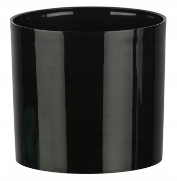 Osłonka doniczka Cylinder 9 cm czarny