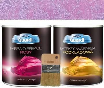 Farba o efekcie rosy 1L farby+1L podkład KPL.