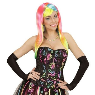 ЧЕРНЫЕ ДЛИННЫЕ АТЛАСНЫЕ ГЛАМУРНЫЕ ПЕРЧАТКИ