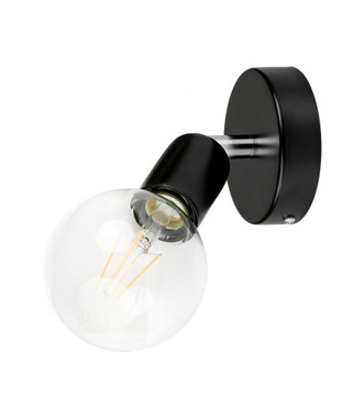 LOFT EDISON простой передвижной настенный светильник 1x E27