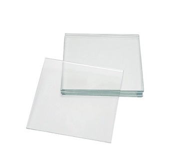Szkło 3 mm przezroczyste bezbarwne float szlifowane 40x40 cm 400x400 mm