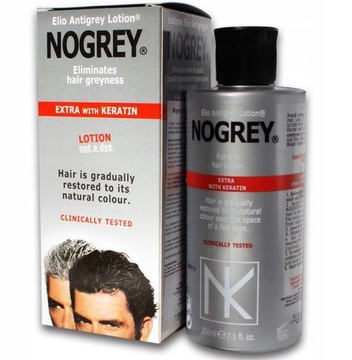 Odsiwiacz NOGREY z KERATYNĄ * Twoim Siwym Włosom Przywróci Naturalny Kolor