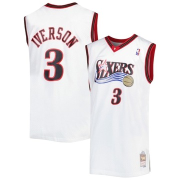 Koszulka Do Koszykówki Wyszywane Allen Iverson Philadelphia 76ers