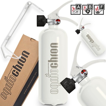 ОГНЕТУШИТЕЛЬ 2 ЛИТРА ABF ДОМАШНЯЯ КУХНЯ БЕЛЫЙ МЕТАЛЛИЧЕСКИЙ МАНОМЕТР С РУЧКОЙ ДЛЯ ЖИДКОСТИ