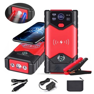 POWERBANK START BOOSTER DO SAMOCHODU AWARYJNE ŹRÓDŁO ZASILANIA 20000MAH 12V