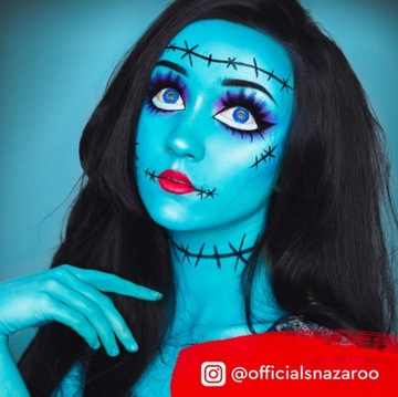 Краска для лица 18 мл синяя Snazaroo 1118355