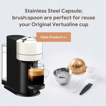 икафилы для многоразового кофе Nespresso Vertuo Next