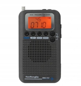 HanRongDa HRD-737 Przenośne pełne pasmo radiowe