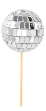 Kula disco 6cm topper, ozdoba