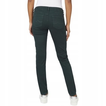 JEANS RURKI SOHO L56 NH4__W28/L32/M PEPE JEANS ZIELONE SPODNIE