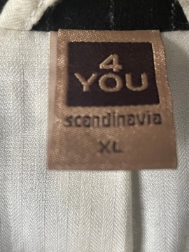 Marynarka prążkowana jednorzędowa casual 4YOU roz XL