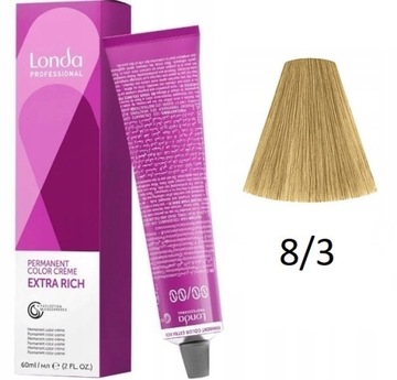 LONDA Professional FARBA Londacolor 60ml Nr 8/3