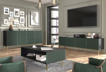 Ravenna B 150 2D1S тумба под телевизор artisan черный UFPZL