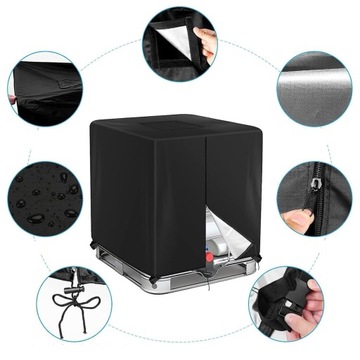 Покрытие Tarrow для 1000L Oxford 420D Танк твердый анти-UP 120x100 см.