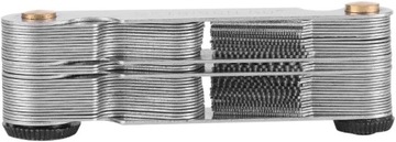 Гребень для измерительного шаблона метрической дюймовой резьбы, 58 шт.