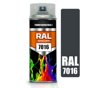 LAKIER SPRAY RAL 7016 ANTRACYT MAT STRUKTURA DO PLASTIKU