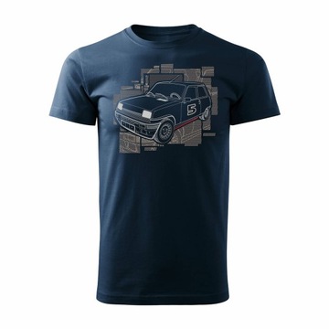 Koszulka z Renault 5 Turbo Le Car Superfive GT na prezent