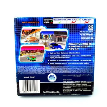 NEED FOR SPEED UNDERGROUND NINTENDO GAME BOY ADVANCE GBA ENG