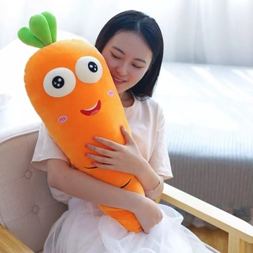 ПЛЮШЕВАЯ ИГРУШКА МОРКОВКА-МАСКОТ мягкая игрушка СЕРДЦЕ 50 см