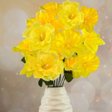 ЦВЕТОЧНЫЙ БУКЕТ Нарциссы Нарцисс ЦВЕТЫ 16 ВЕТВЕЙ ПАСХАЛЬНЫЙ УКАЗ