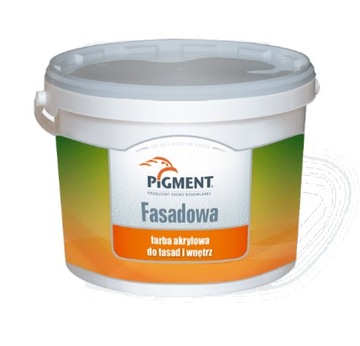 Farba akryl fasadowa elewacja Pigment 10L piaskowy