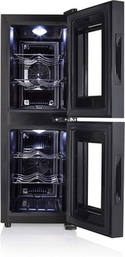 2-ЗОННЫЙ ВИННЫЙ ХОЛОДИЛЬНИК С СЕНСОРНОЙ ПАНЕЛИ И СВЕТОДИОДНОЙ ПАНЕЛЬЮ