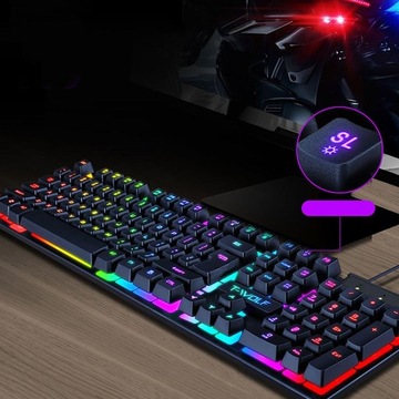 ГИБРИДНАЯ ИГРОВАЯ КЛАВИАТУРА + МЫШЬ С RGB ПОДСВЕТКОЙ