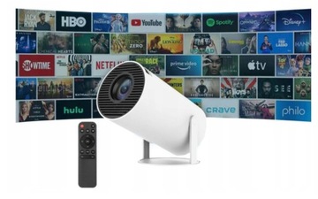 PROJEKTOR MagCubic Rzutnik Android TV WIFI UHD 4K PRZENOŚNY SMART głośnik