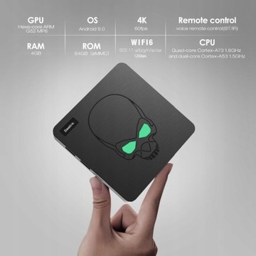 ТВ-приставка Beelink GT King WiFi 6 Android 9.0 S922X