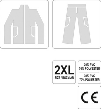 KOMPLET MORO PRZECIWDESZCZOWY ROZ.XXL 74647 Vorel