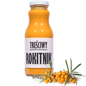 naturalny rokitnik 100% sok tłoczony z rokitnika 240ml dla koneserów NFC