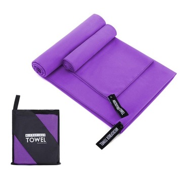 Легкое полотенце из микрофибры, быстросохнущие полотенца, прочные, фиолетовые, 76x152 см.